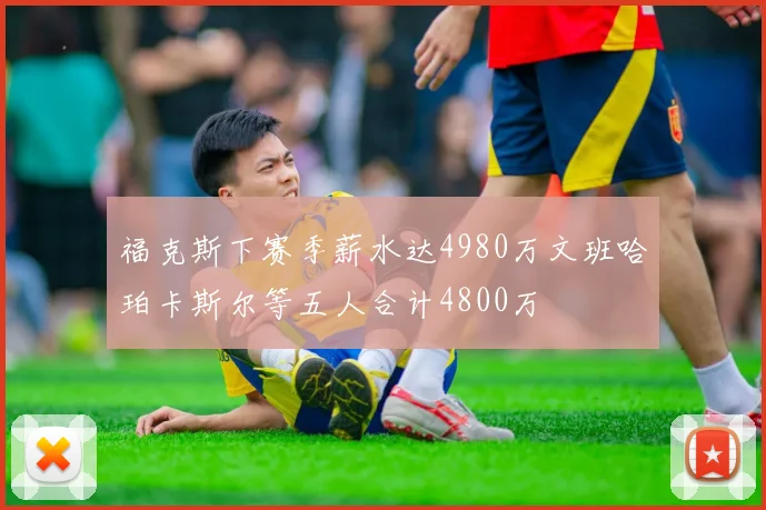 福克斯下赛季薪水达4980万文班哈珀卡斯尔等五人合计4800万
